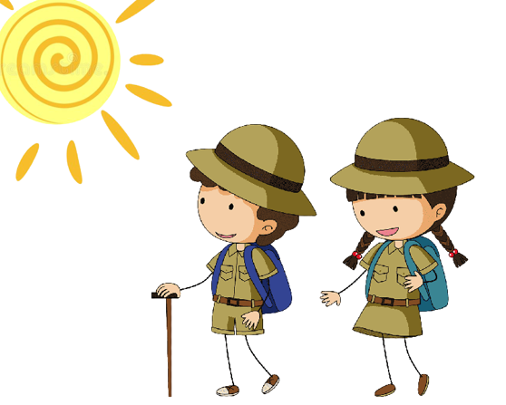 niños exploradores